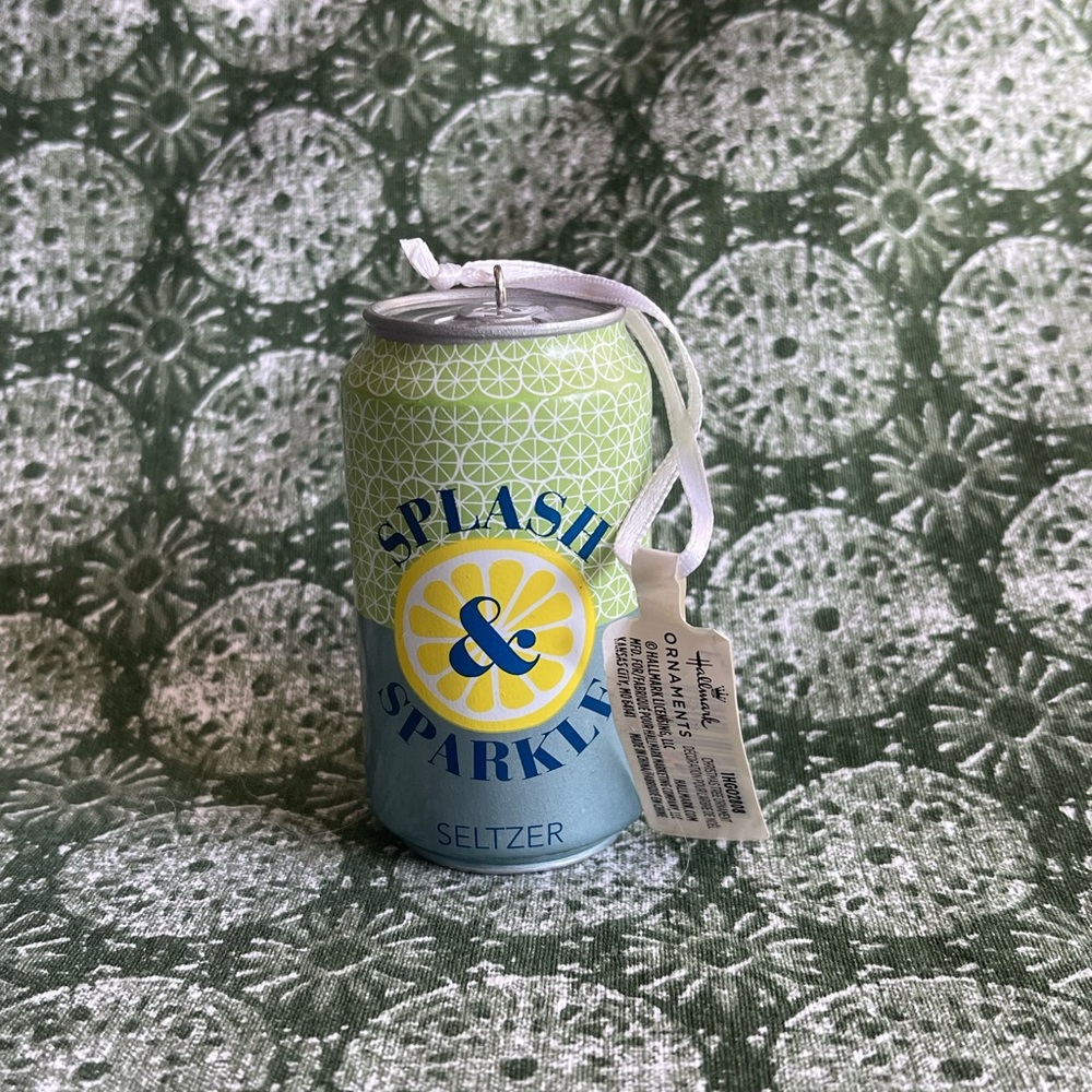 Hallmark Ornament - Splash and Sparkle Seltzer Can